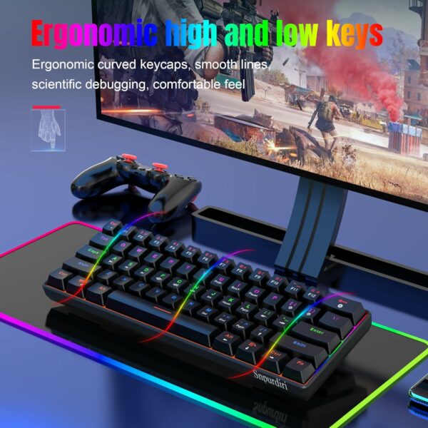 Snpurdiri Clavier de jeu mécanique