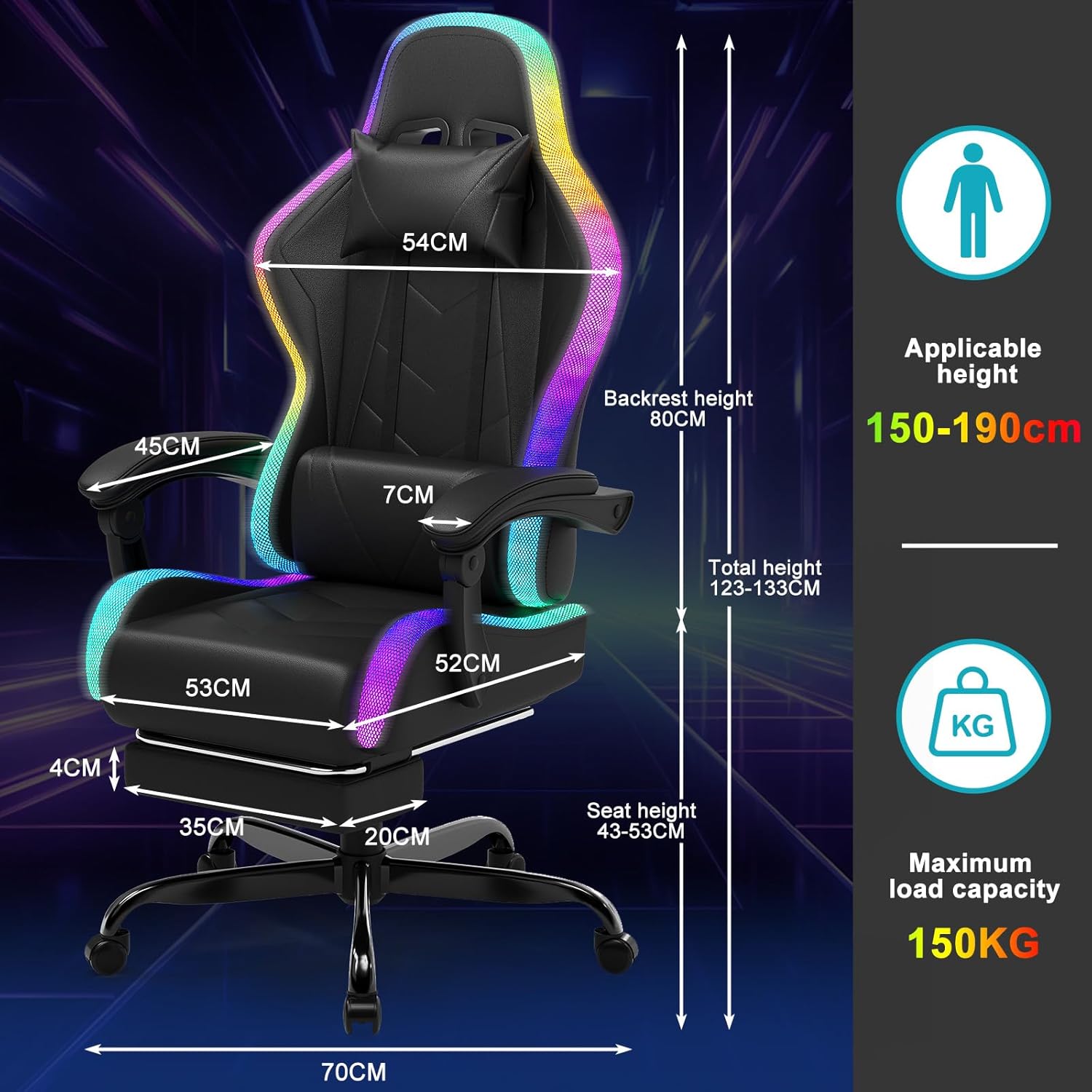 Devoko Chaise Gaming – Image 3