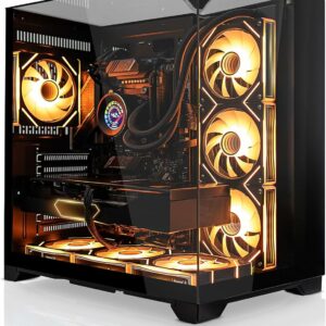SYSTEMTREFF PC Gamer High-End AMD Ryzen 9 9900X3D 16×5.5GHz | Nvidia RTX 5070 TI 16GB | 1To M.2 NVMe | 32Go DDR5 RAM | Windows 11 Pro