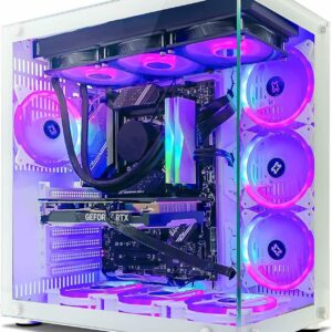 PC Gamer – Ordinateur de Bureau Gaming  Processeur : Intel® Core™ i7-12700KF • Carte graphique : NVIDIA GeForce RTX™ 5060 Ti – 8 Go • Mémoire : 32 Go de RAM DDR4 RGB • Stockage : SSD de 1 To • Connectivité : Wi-Fi • Boîtier : ARGB • Refroidissement : Watercooling • Système d&rsquo;exploitation : Windows 11 préinstallé.