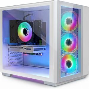 STGsivir PC Gamer Fixe,Ordinateur Gaming,GeForce RTX 3060 12Go GDDR6,Core i7 up to 3.9Ghz,16Go RAM,1To SSD,WiFi 6,BT 5.0,Ventilateur RGB x3,Windows11 Pro