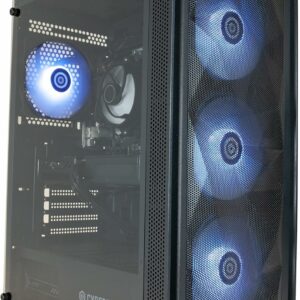CyberpowerPC Regiment PC Gamer – AMD Ryzen 5 4600G avec Graphique Intégrée, RAM 8Go, SSD NVMe 500Go, 450W 80+ PSU, Wi-FI, Windows 11, Sylph RGB