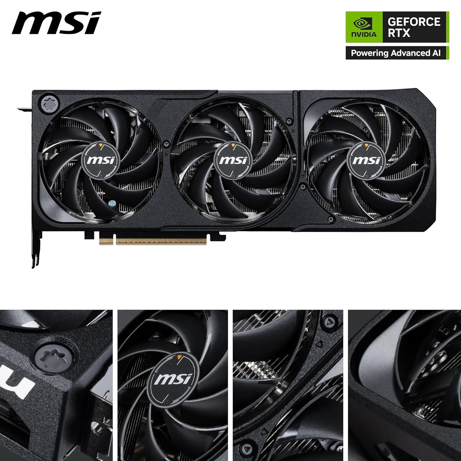 MSI NVIDIA GeForce RTX 5070 Ti 16G Shadow 3X OC Carte Graphique -16 Go GDDR7 – Image 3