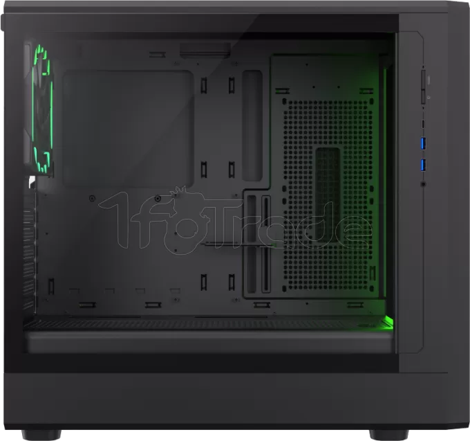 Boitier Moyen Tour ATX Gamemax Claw 460 RGB avec panneau vitré (Noir) – Image 4